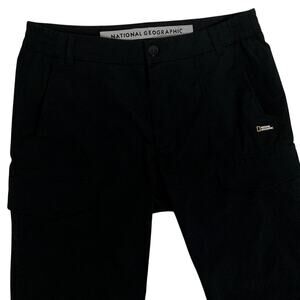 National Geographic TANU Cargo Pants Mens XL‎ 34-36X 30 Carbon Black Basic Fit